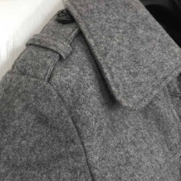 Guess Vintage Wool Gray Peacoat - Picture 9 of 16